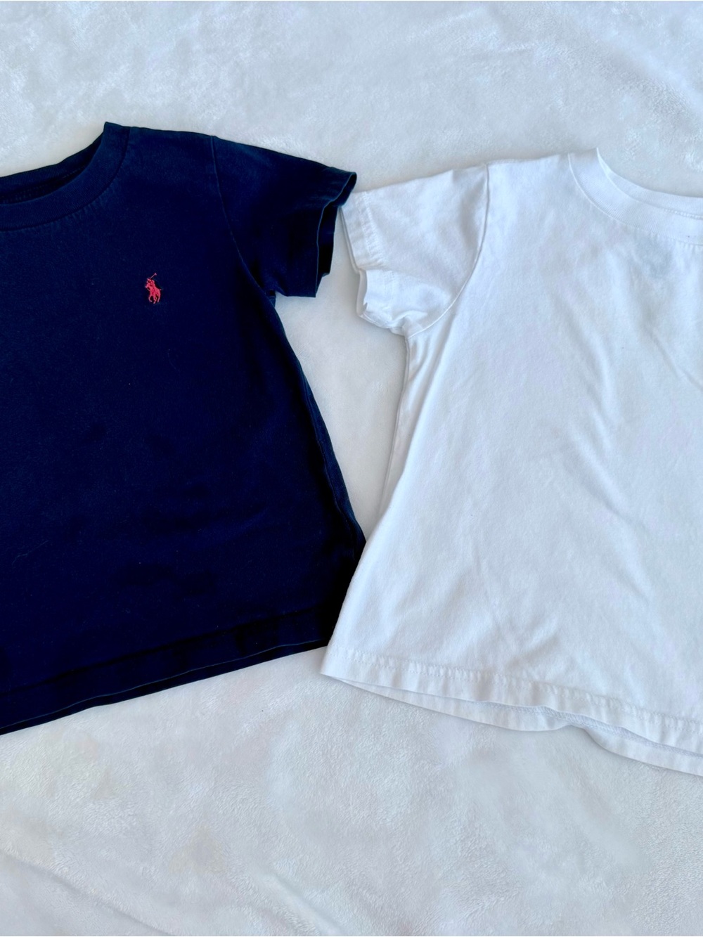 Ralph Lauren Toddler Boys' Navy & White Tees (size 2T)